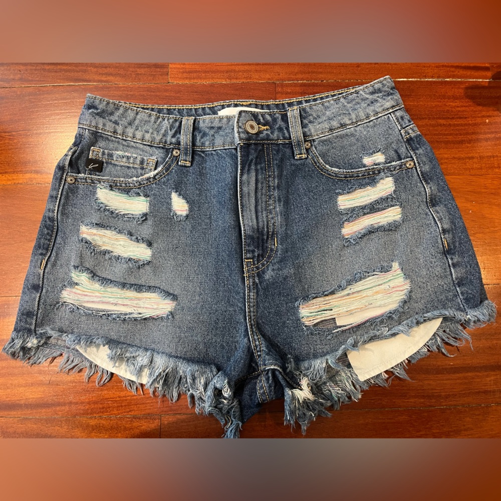 Kancan Rainbow Thread Shorts NWOT size 5